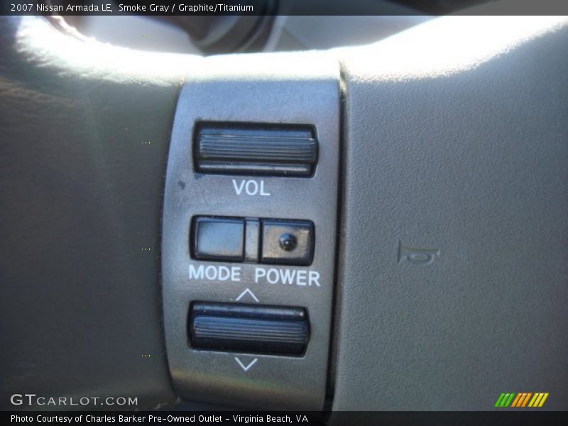 Smoke Gray / Graphite/Titanium 2007 Nissan Armada LE