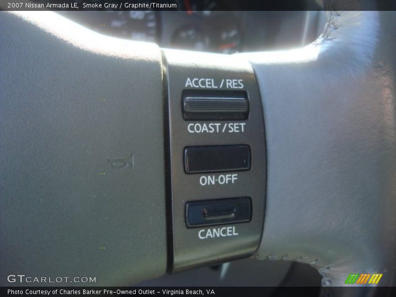 Smoke Gray / Graphite/Titanium 2007 Nissan Armada LE
