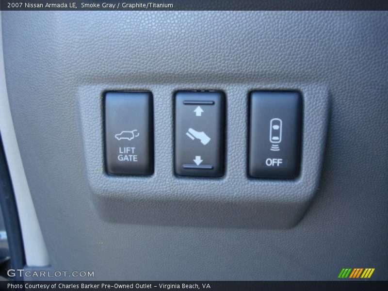 Smoke Gray / Graphite/Titanium 2007 Nissan Armada LE