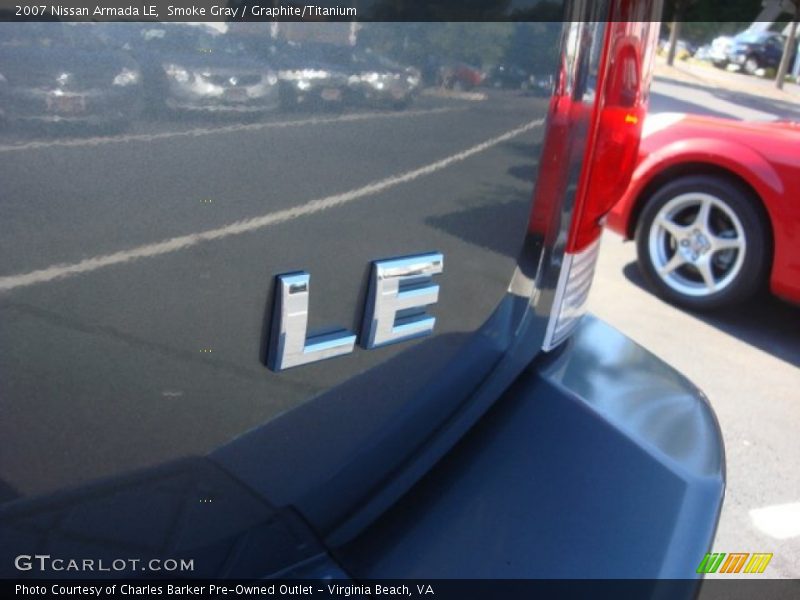Smoke Gray / Graphite/Titanium 2007 Nissan Armada LE