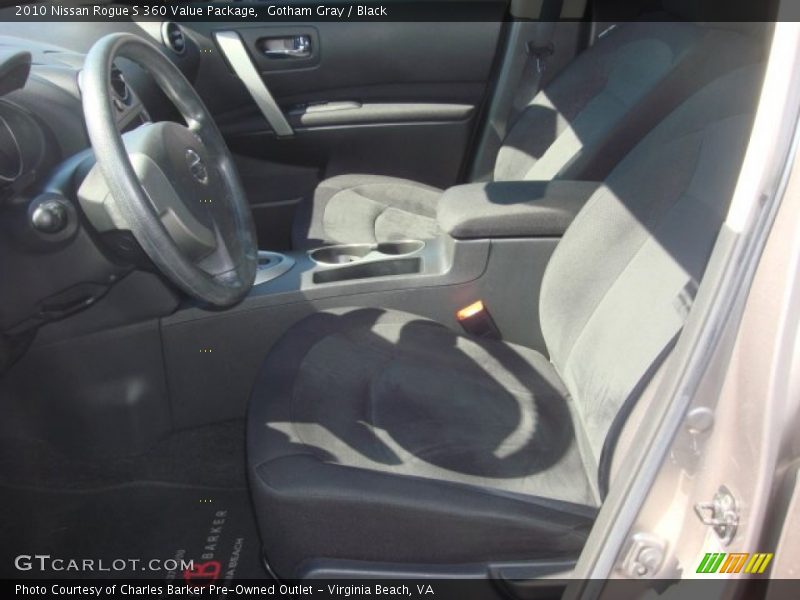Gotham Gray / Black 2010 Nissan Rogue S 360 Value Package