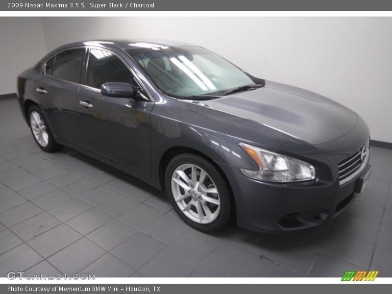 Super Black / Charcoal 2009 Nissan Maxima 3.5 S