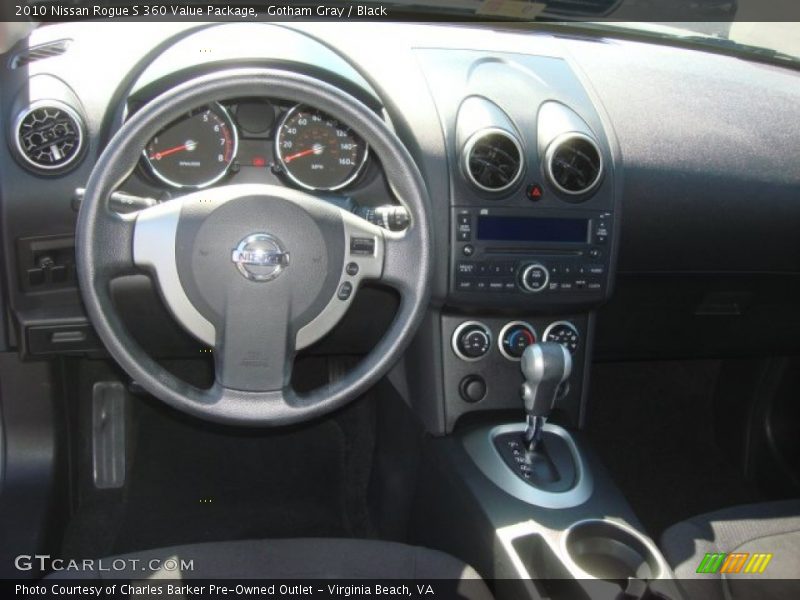 Gotham Gray / Black 2010 Nissan Rogue S 360 Value Package