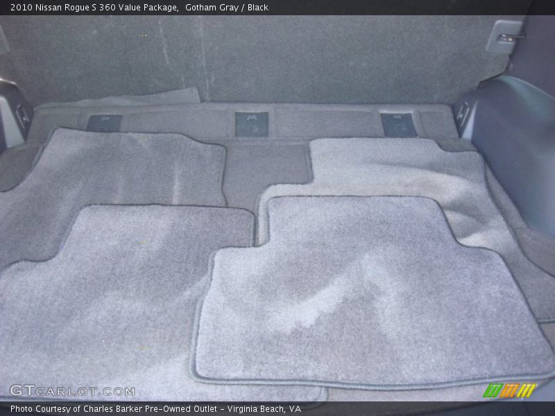 Gotham Gray / Black 2010 Nissan Rogue S 360 Value Package