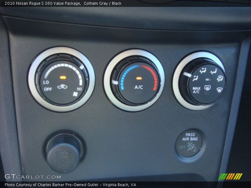 Gotham Gray / Black 2010 Nissan Rogue S 360 Value Package