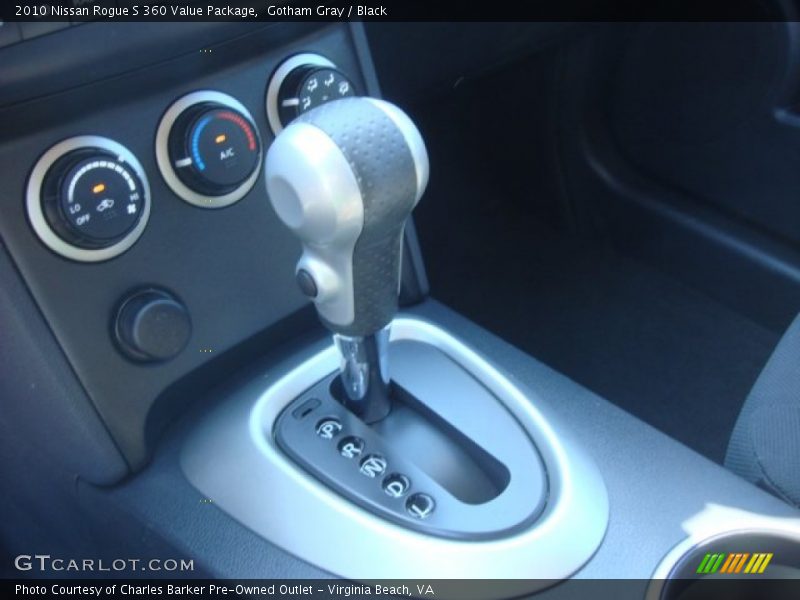Gotham Gray / Black 2010 Nissan Rogue S 360 Value Package