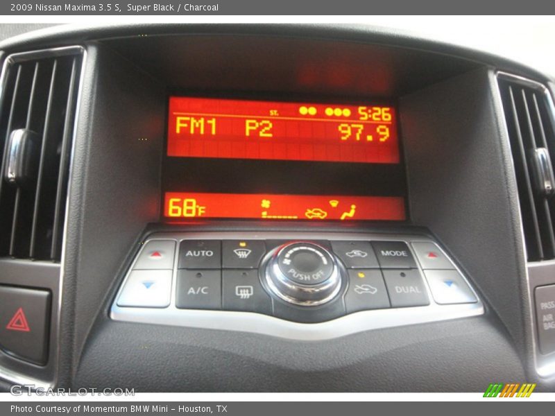 Super Black / Charcoal 2009 Nissan Maxima 3.5 S