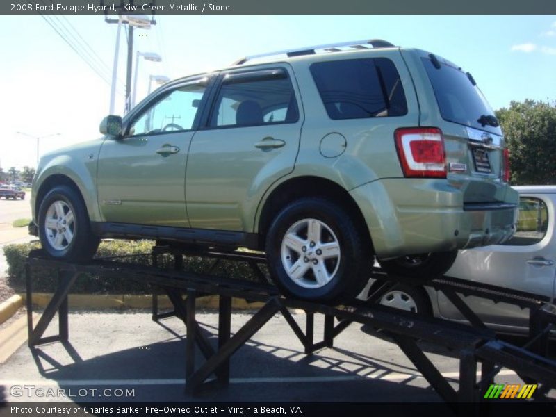 Kiwi Green Metallic / Stone 2008 Ford Escape Hybrid