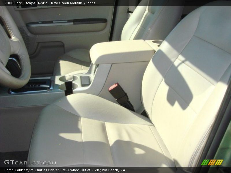 Kiwi Green Metallic / Stone 2008 Ford Escape Hybrid