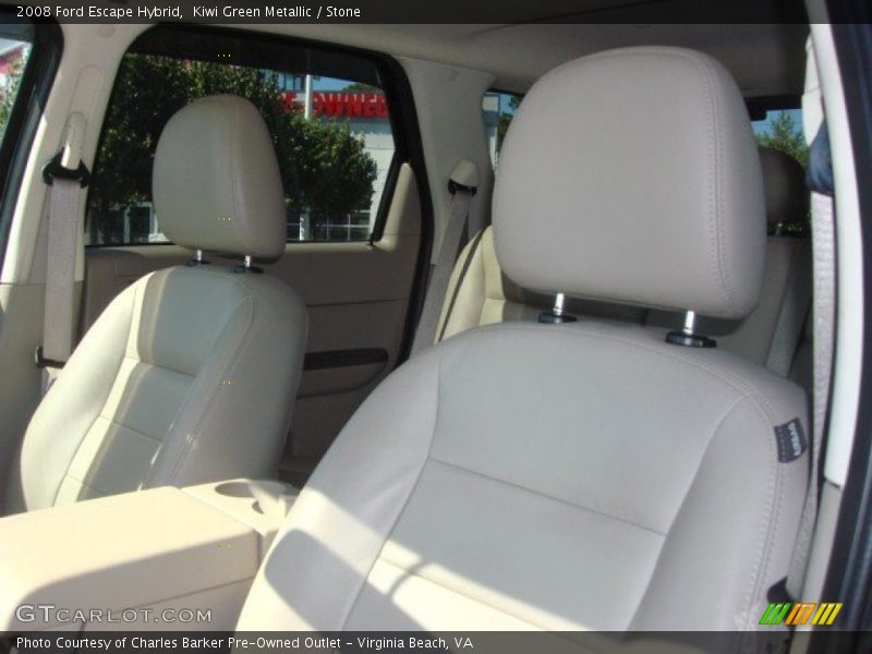 Kiwi Green Metallic / Stone 2008 Ford Escape Hybrid