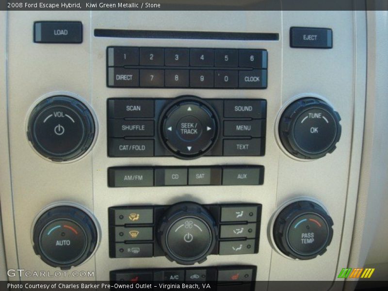 Kiwi Green Metallic / Stone 2008 Ford Escape Hybrid