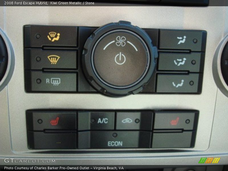 Kiwi Green Metallic / Stone 2008 Ford Escape Hybrid