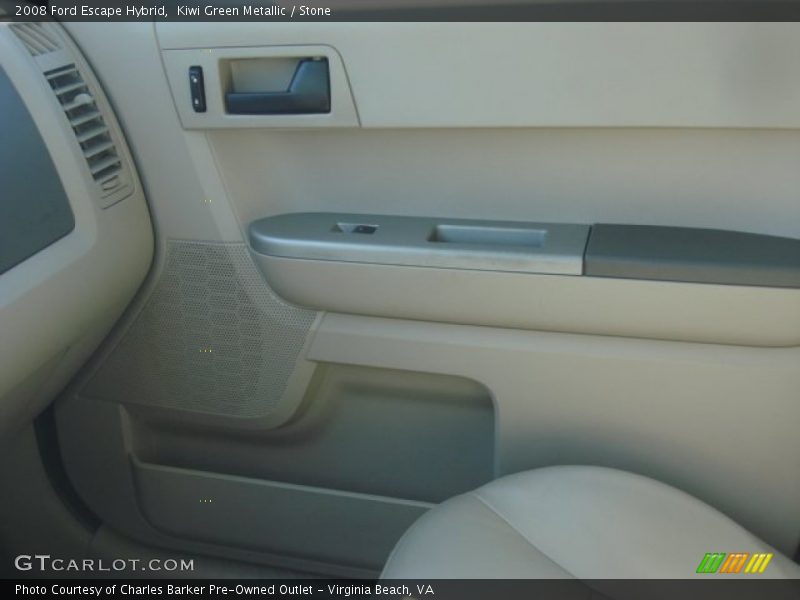 Kiwi Green Metallic / Stone 2008 Ford Escape Hybrid