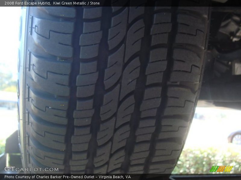 Kiwi Green Metallic / Stone 2008 Ford Escape Hybrid