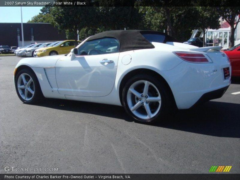 Polar White / Black 2007 Saturn Sky Roadster