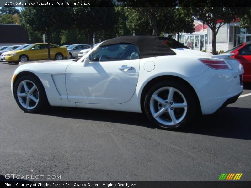 Polar White / Black 2007 Saturn Sky Roadster