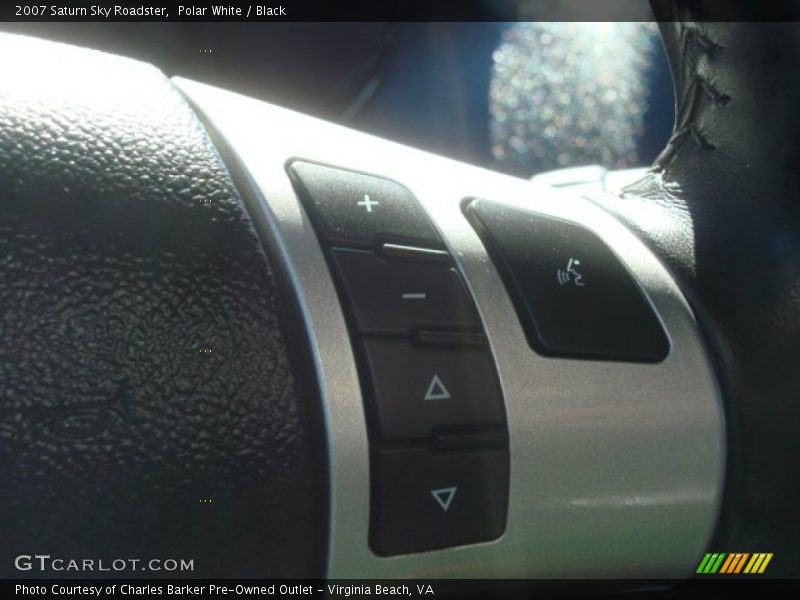Polar White / Black 2007 Saturn Sky Roadster