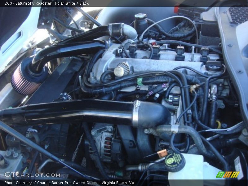 Polar White / Black 2007 Saturn Sky Roadster