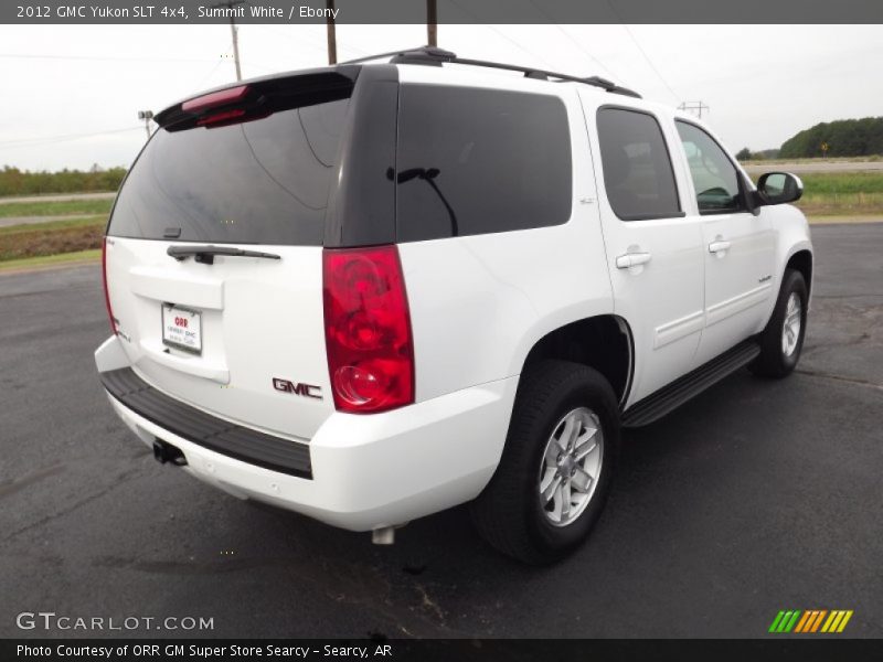 Summit White / Ebony 2012 GMC Yukon SLT 4x4
