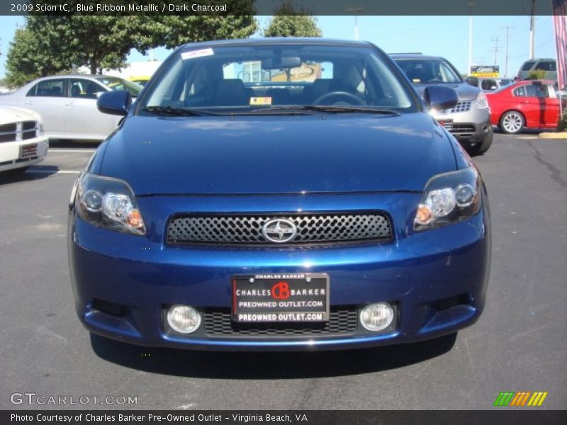 Blue Ribbon Metallic / Dark Charcoal 2009 Scion tC
