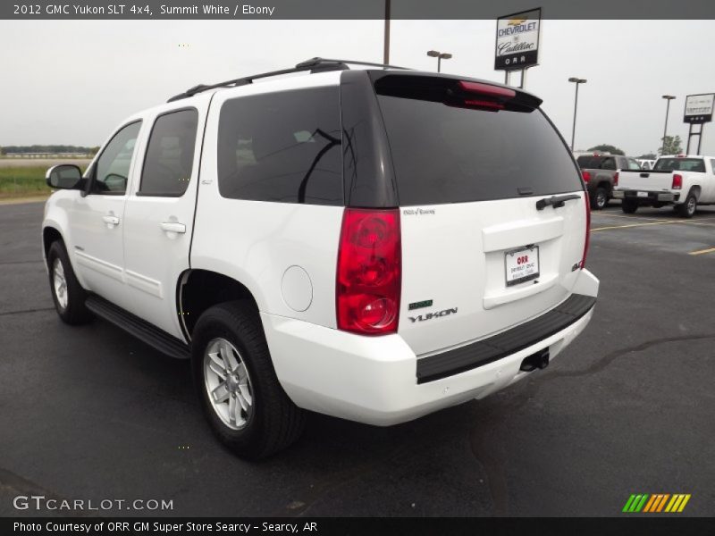 Summit White / Ebony 2012 GMC Yukon SLT 4x4