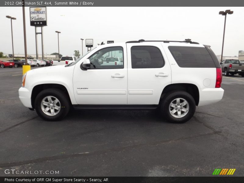 Summit White / Ebony 2012 GMC Yukon SLT 4x4