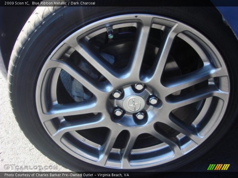 Blue Ribbon Metallic / Dark Charcoal 2009 Scion tC
