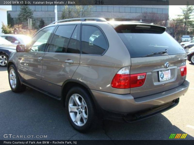 Kalahari Beige Metallic / Black 2006 BMW X5 3.0i