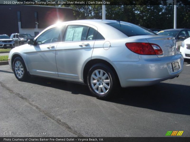 Bright Silver Metallic / Dark Slate Gray 2010 Chrysler Sebring Touring Sedan