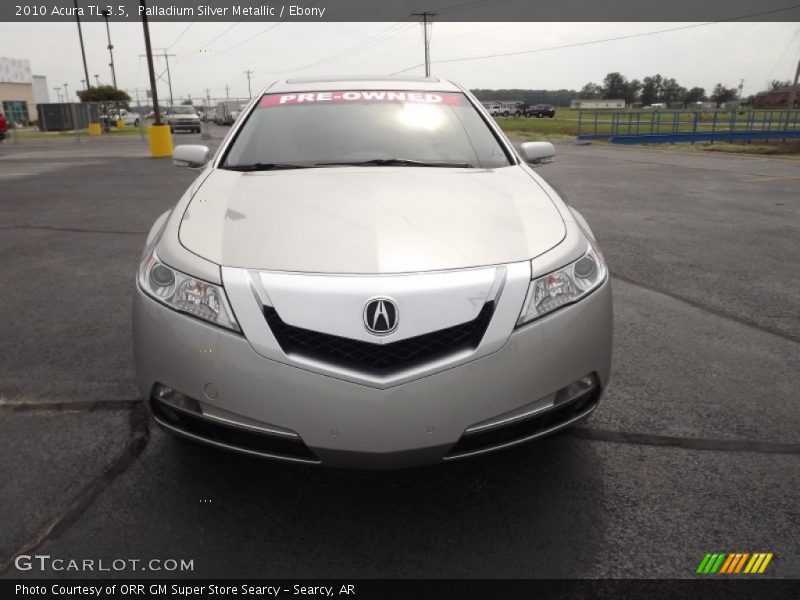 Palladium Silver Metallic / Ebony 2010 Acura TL 3.5
