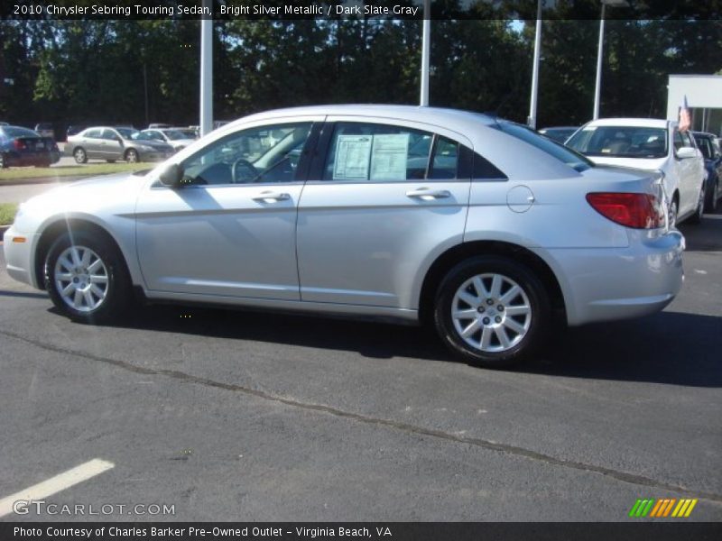 Bright Silver Metallic / Dark Slate Gray 2010 Chrysler Sebring Touring Sedan
