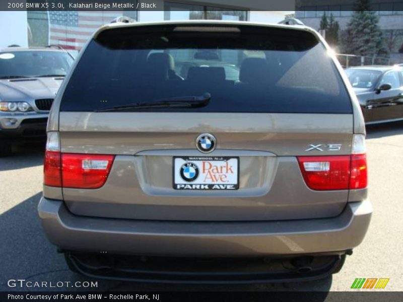 Kalahari Beige Metallic / Black 2006 BMW X5 3.0i