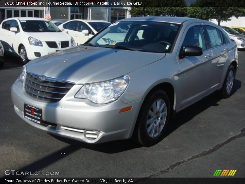 Bright Silver Metallic / Dark Slate Gray 2010 Chrysler Sebring Touring Sedan