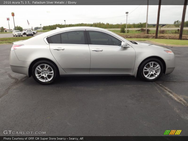 Palladium Silver Metallic / Ebony 2010 Acura TL 3.5