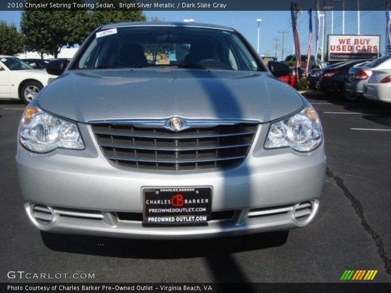 Bright Silver Metallic / Dark Slate Gray 2010 Chrysler Sebring Touring Sedan