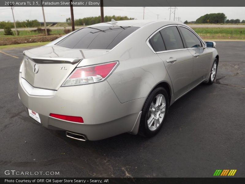 Palladium Silver Metallic / Ebony 2010 Acura TL 3.5