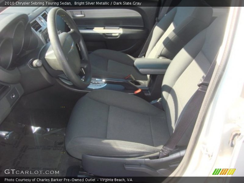 Bright Silver Metallic / Dark Slate Gray 2010 Chrysler Sebring Touring Sedan