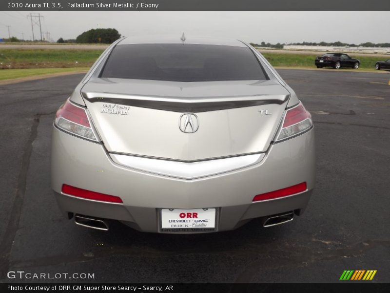Palladium Silver Metallic / Ebony 2010 Acura TL 3.5