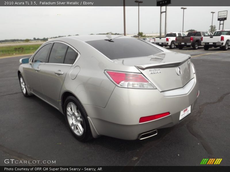 Palladium Silver Metallic / Ebony 2010 Acura TL 3.5