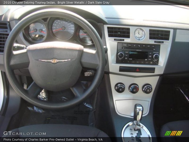 Bright Silver Metallic / Dark Slate Gray 2010 Chrysler Sebring Touring Sedan