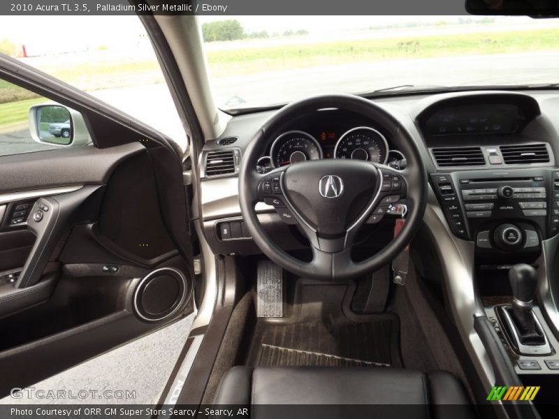 Palladium Silver Metallic / Ebony 2010 Acura TL 3.5