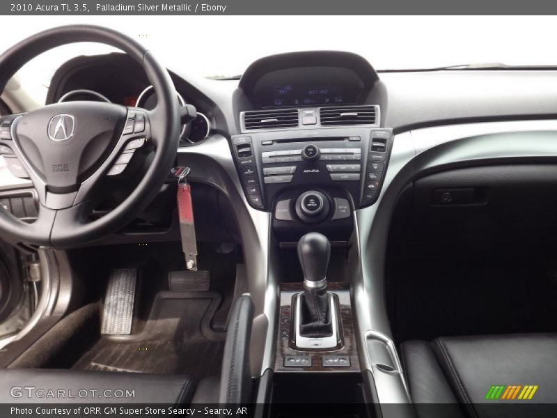 Palladium Silver Metallic / Ebony 2010 Acura TL 3.5
