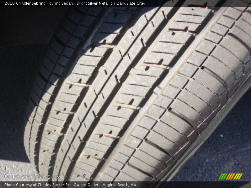 Bright Silver Metallic / Dark Slate Gray 2010 Chrysler Sebring Touring Sedan