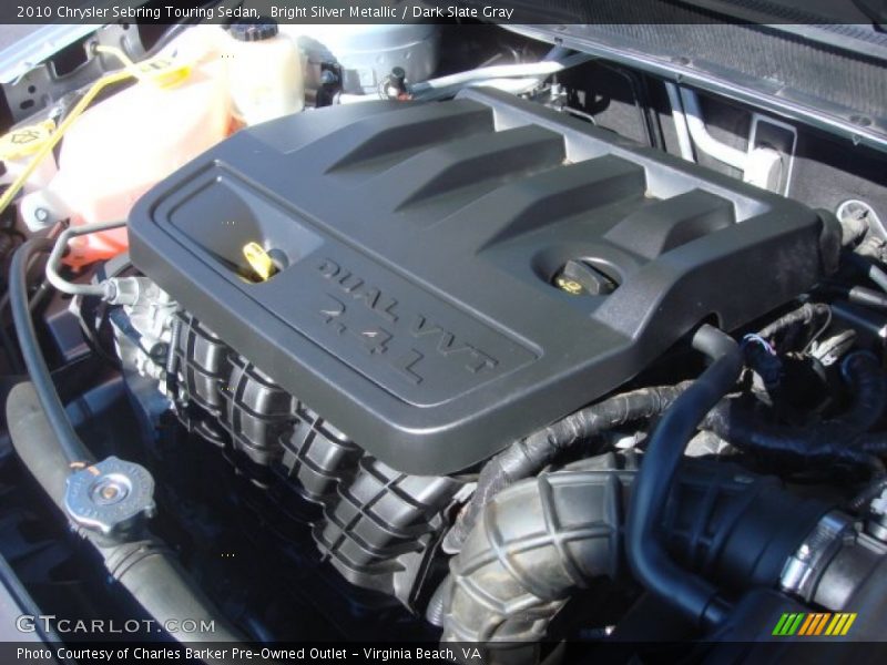 Bright Silver Metallic / Dark Slate Gray 2010 Chrysler Sebring Touring Sedan