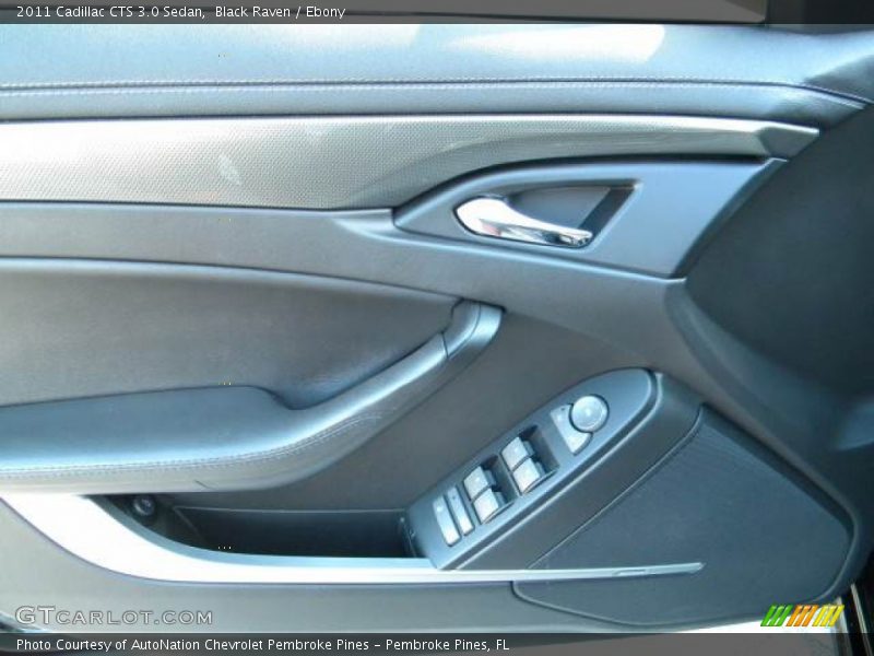Black Raven / Ebony 2011 Cadillac CTS 3.0 Sedan