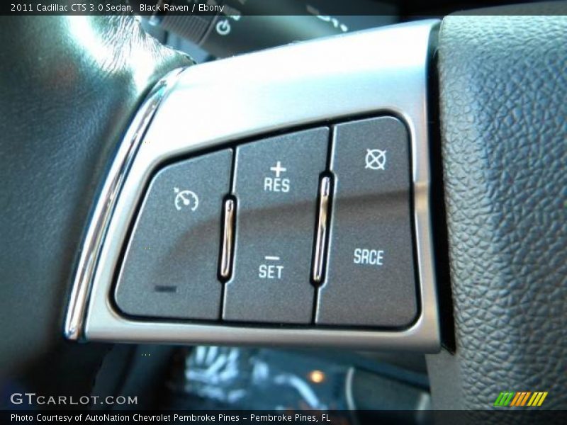 Black Raven / Ebony 2011 Cadillac CTS 3.0 Sedan