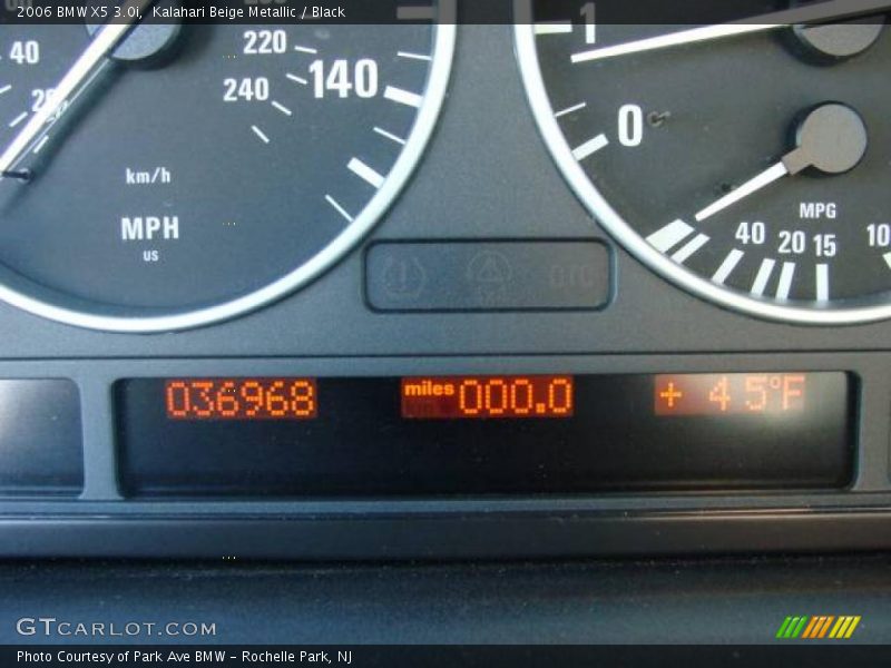 Kalahari Beige Metallic / Black 2006 BMW X5 3.0i