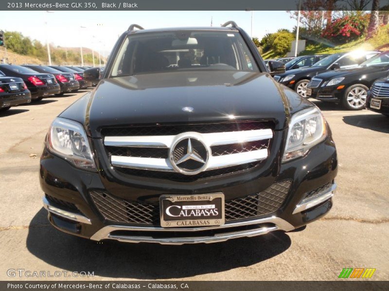 Black / Black 2013 Mercedes-Benz GLK 350