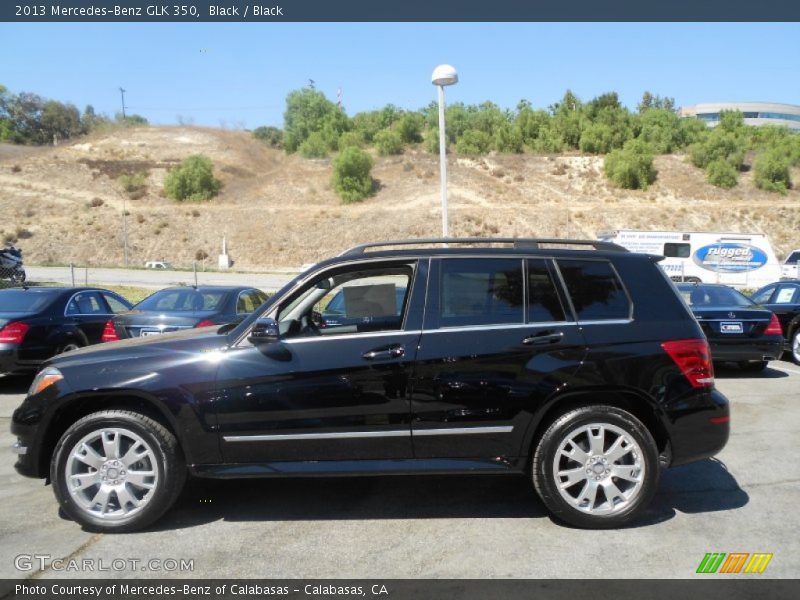 Black / Black 2013 Mercedes-Benz GLK 350