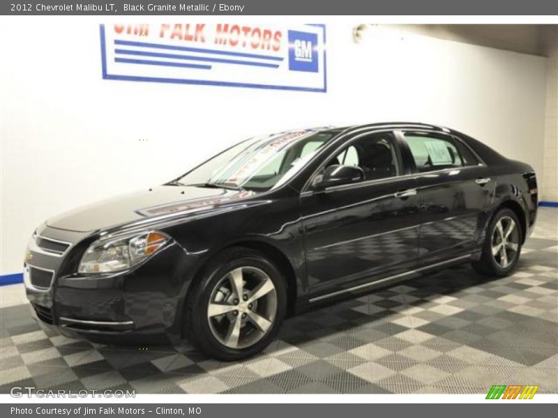 Black Granite Metallic / Ebony 2012 Chevrolet Malibu LT